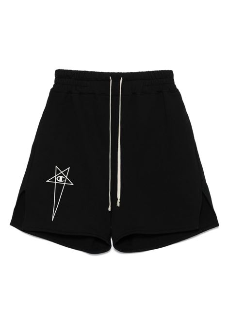 pantaloncini uomo neri RICK OWENS X CHAMPION | CM01E1683 CHFE09